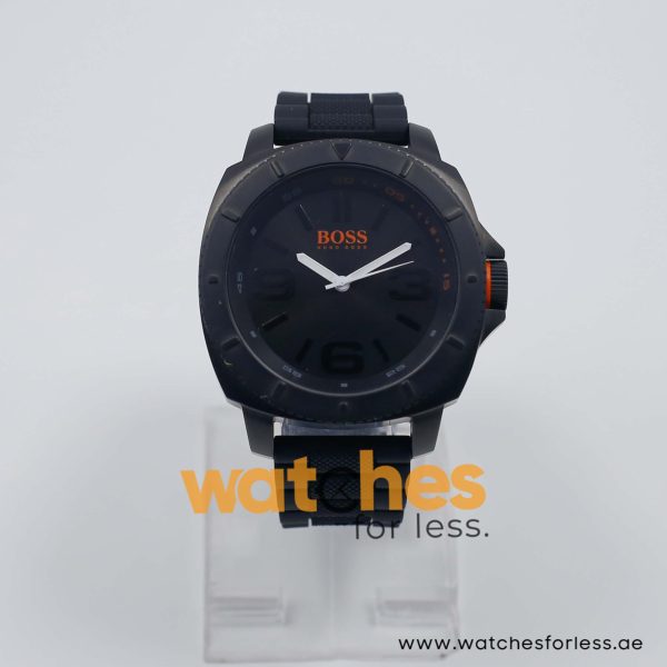 Hugo Boss Men’s Quartz Black Silicone Strap Black Dial 50mm Watch 1513106 UAE DUBAI AJMAN SHARJAH ABU DHABI RAS AL KHAIMA UMM UL QUWAIN ALAIN FUJAIRAH