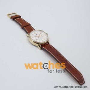 Tommy Hilfiger Men’s Quartz Brown Leather Strap White Dial 44mm Watch 1791082 UAE DUBAI AJMAN SHARJAH ABU DHABI RAS AL KHAIMA UMM UL QUWAIN ALAIN FUJAIRAH