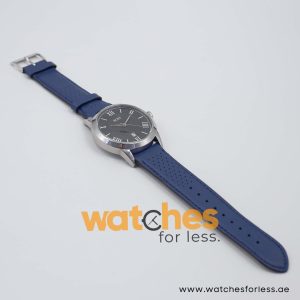 Hugo Boss Men’s Quartz Blue Leather Strap Black Dial 42mm Watch 1513814/B UAE DUBAI AJMAN SHARJAH ABU DHABI RAS AL KHAIMA UMM UL QUWAIN ALAIN FUJAIRAH