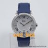 Hugo Boss Men’s Quartz Blue Leather Strap Silver Sunray Dial 42mm Watch 1512439/W