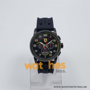 Ferrari Men’s Quartz Black Silicone Strap Black Dial 44mm Watch 830061 UAE DUBAI AJMAN SHARJAH ABU DHABI RAS AL KHAIMA UMM UL QUWAIN ALAIN FUJAIRAH