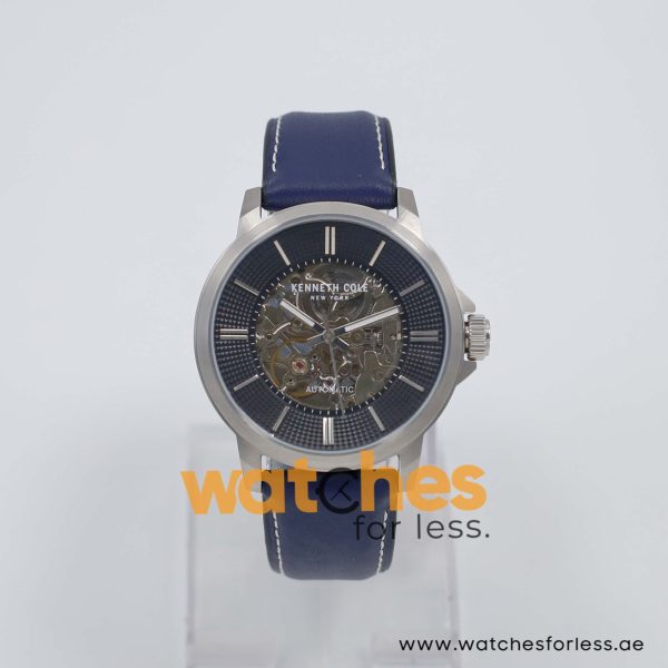 Kenneth Cole Men’s Automatic Navy Blue Hybrid Strap Black Skeleton Dial 44mm Watch KC50690002 UAE DUBAI AJMAN SHARJAH ABU DHABI RAS AL KHAIMA UMM UL QUWAIN ALAIN FUJAIRAH