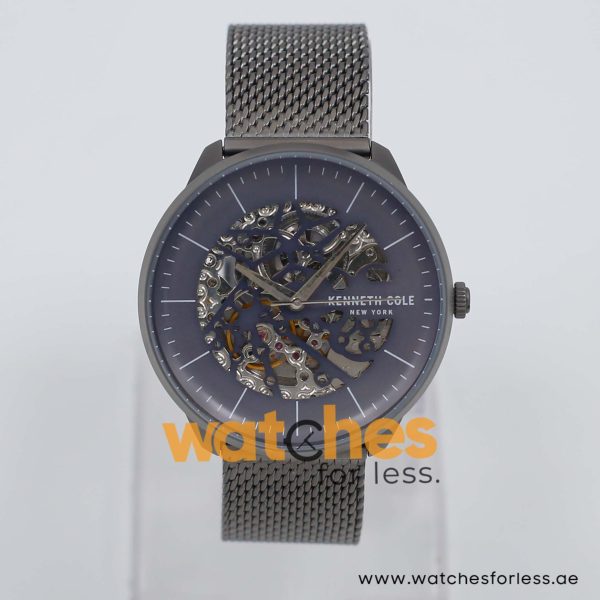 Kenneth Cole Men’s Automatic Gunmetal Stainless Steel Grey Skeleton Dial 42mm Watch KC50565001 UAE DUBAI AJMAN SHARJAH ABU DHABI RAS AL KHAIMA UMM UL QUWAIN ALAIN FUJAIRAH