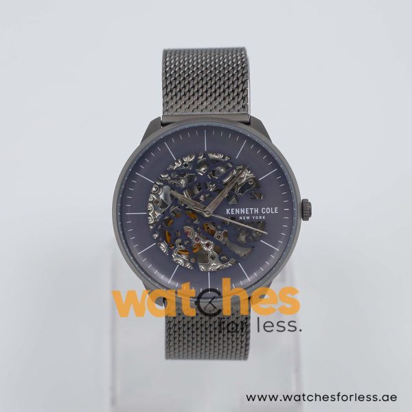 Kenneth Cole Men’s Automatic Gunmetal Stainless Steel Grey Skeleton Dial 42mm Watch KC50565001 UAE DUBAI AJMAN SHARJAH ABU DHABI RAS AL KHAIMA UMM UL QUWAIN ALAIN FUJAIRAH