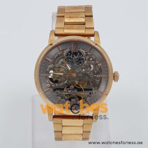 Kenneth Cole Men’s Automatic Rose Gold Stainless Steel Grey Skeleton Dial 43mm Watch KC6888J/1 UAE DUBAI AJMAN SHARJAH ABU DHABI RAS AL KHAIMA UMM UL QUWAIN ALAIN FUJAIRAH