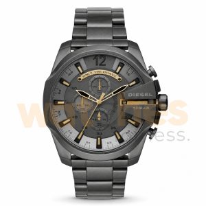 Diesel Men’s Quartz Grey Stainless Steel Grey Dial 52mm (Four Time zone) Watch DZ4466