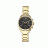 Fossil Unisex’s Quartz Gold Stainless Steel Black Dial 36mm Watch BQ2400 (Without Tag)