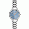 Emporio Armani Women’s Quartz Silver Stainless Steel Blue Dial 32mm Watch AR11585