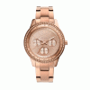 Fossil Women’s Quartz Rose Gold Stainless Steel Rose Gold Dial 37mm Watch ES5106 (Without Tag)