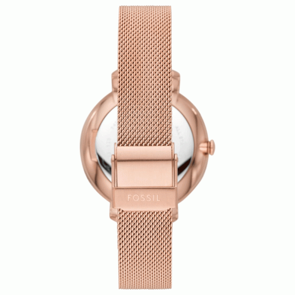 Fossil Women’s Quartz Rose Gold Stainless Steel Rose Gold Dial 36mm Watch ES4628 (Without Tag)