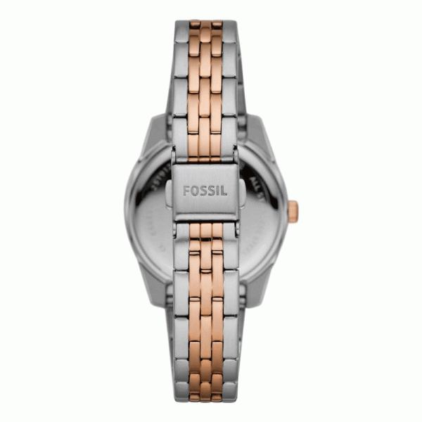 Fossil Women’s Quartz Two Tone Stainless Steel Brown Dial 32mm Watch ES4821 (Without Tag)