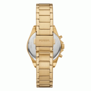 Fossil Women’s Quartz Gold Stainless Steel Gold Dial 36mm Watch BQ3848 (Without Tag)