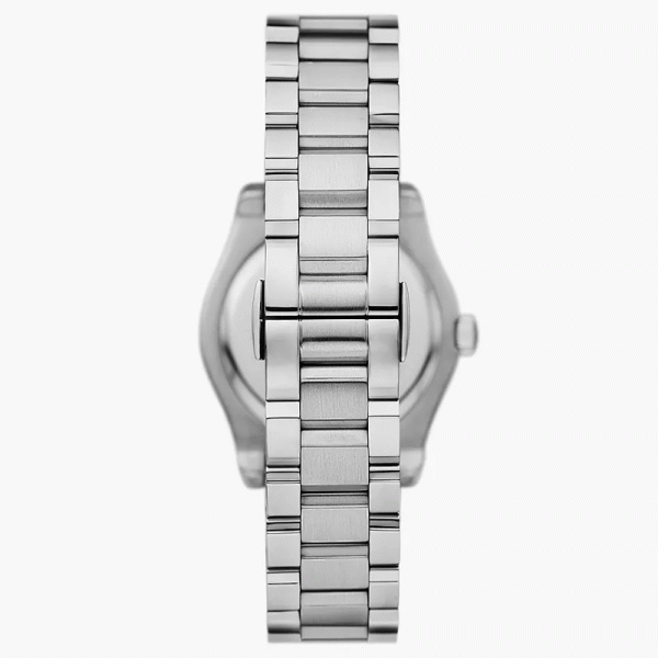 Emporio Armani Women’s Quartz Silver Stainless Steel Mother Of Pearl Dial 32mm Watch AR11557