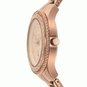 Fossil Women’s Quartz Rose Gold Stainless Steel Rose Gold Dial 37mm Watch ES5106 (Without Tag)