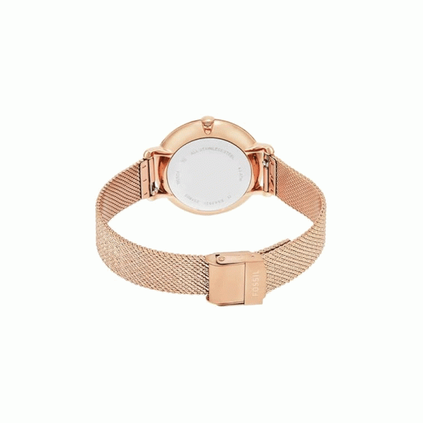 Fossil Women’s Quartz Rose Gold Stainless Steel White Dial 36mm Watch ES4352 (Without Tag)