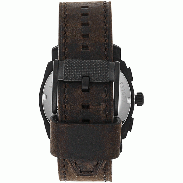 Fossil Men’s Quartz Dark Brown Leather Strap Black Dial 42mm Watch FS5251 (Without Tag)