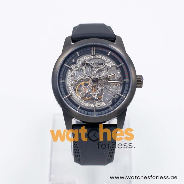 Kenneth Cole Men’s Automatic Black Silicone Strap Grey Skeleton Dial 44mm Watch KC10030791 UAE DUBAI AJMAN SHARJAH ABU DHABI RAS AL KHAIMA UMM UL QUWAIN ALAIN FUJAIRAH