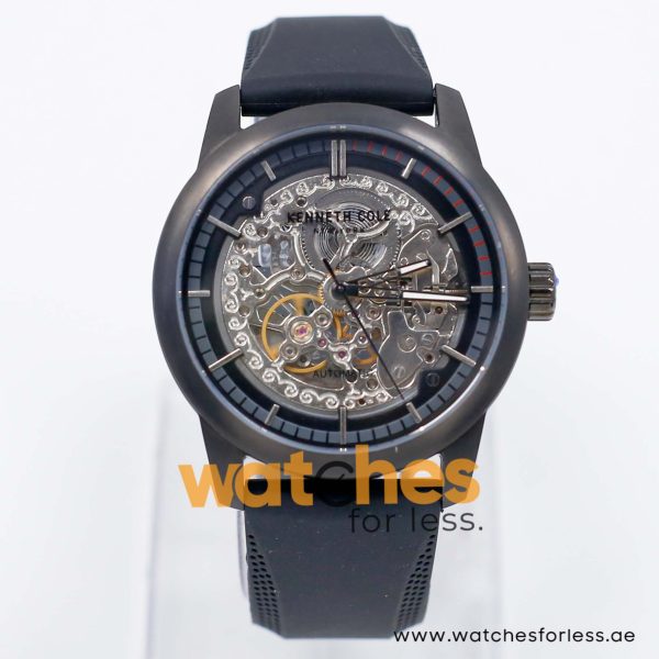 Kenneth Cole Men’s Automatic Black Silicone Strap Grey Skeleton Dial 44mm Watch KC10030791 UAE DUBAI AJMAN SHARJAH ABU DHABI RAS AL KHAIMA UMM UL QUWAIN ALAIN FUJAIRAH