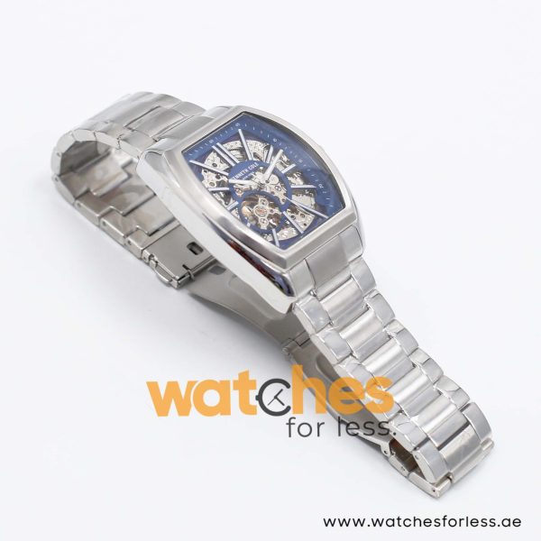 Kenneth Cole Men’s Automatic Silver Stainless Steel Blue Skeleton Dial 41mm Watch KC10030812 UAE DUBAI AJMAN SHARJAH ABU DHABI RAS AL KHAIMA UMM UL QUWAIN ALAIN FUJAIRAH