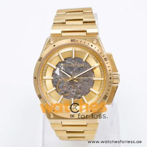 Michael Kors Men’s Automatic Gold Stainless Steel Gold Dial 44mm Watch MK9027 UAE DUBAI AJMAN SHARJAH ABU DHABI RAS AL KHAIMA UMM UL QUWAIN ALAIN FUJAIRAH