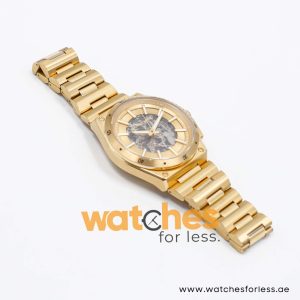 Michael Kors Men’s Automatic Gold Stainless Steel Gold Dial 44mm Watch MK9027 UAE DUBAI AJMAN SHARJAH ABU DHABI RAS AL KHAIMA UMM UL QUWAIN ALAIN FUJAIRAH