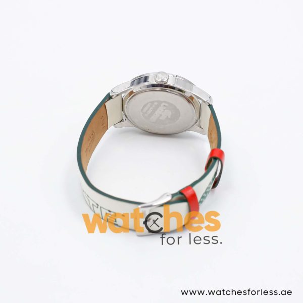 Lacoste Women’s Quartz White & Green Leather Strap White Dial 38mm Watch 2000518