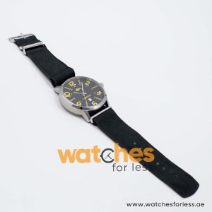 Lacoste Men’s Quartz Black Nylon Strap Black Dial 44mm Watch 2010511/1