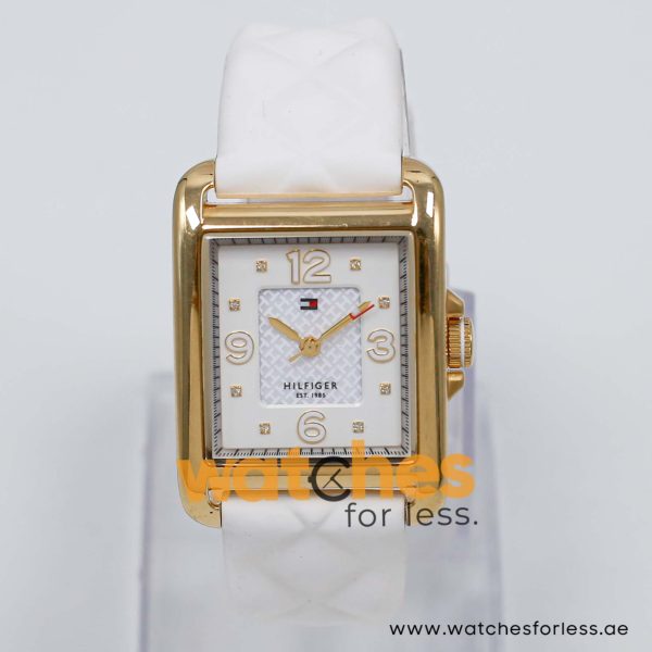 Tommy Hilfiger Women’s Quartz White Silicone Strap White Dial 32mm Watch 1781242/1