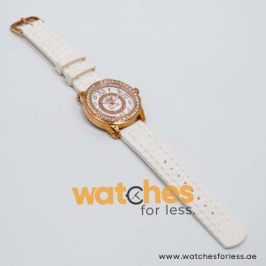 Juicy Couture Women’s Quartz White Silicone Strap White Dial 38mm Watch 1900792