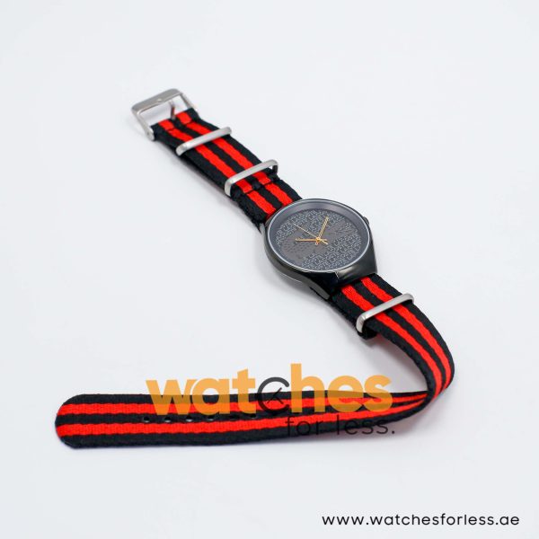 Lacoste Women’s Quartz Black & Red Nylon Strap Black Dial 38mm Watch 2000762/1