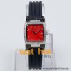 Elle Women’s Quartz Black Silicone Strap Red Dial 23mm Watch EL20039P02N/1