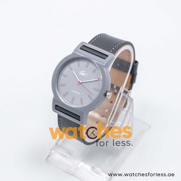 Lacoste Women’s Quartz Grey Leather Strap Light Grey Dial 39mm Watch 2010548