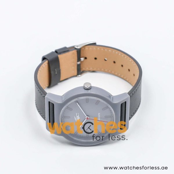 Lacoste Women’s Quartz Grey Leather Strap Light Grey Dial 39mm Watch 2010548