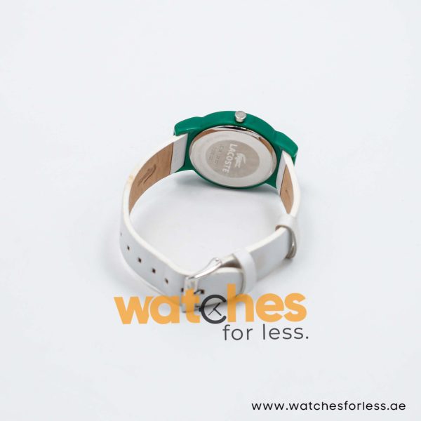 Lacoste Women’s Quartz White Leather Strap White Dial 39mm Watch 2010492