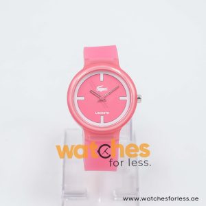 Lacoste Women’s/Kid’s Quartz Pink Silicone Strap Pink Dial 40mm Watch 2020025