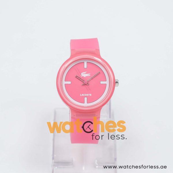 Lacoste Women’s/Kid’s Quartz Pink Silicone Strap Pink Dial 40mm Watch 2020025