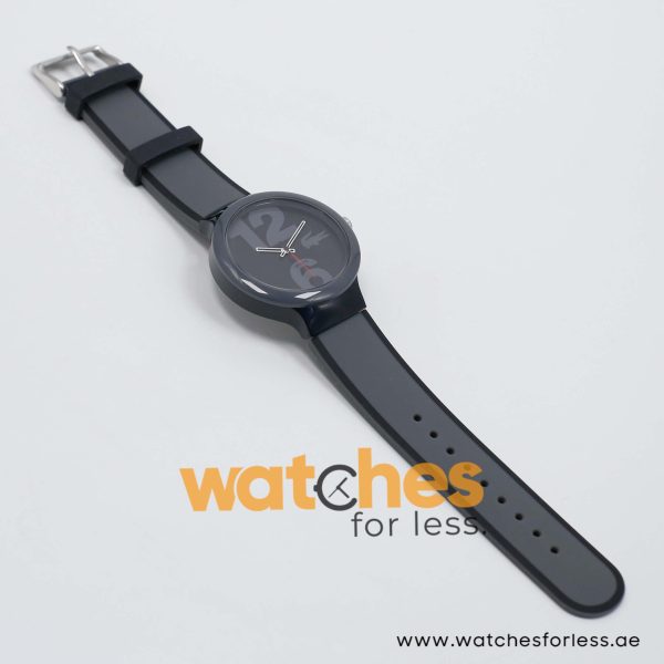 Lacoste Women’s/Kid’s Quartz Black & Grey Silicone Strap Black Dial 40mm Watch 2010545