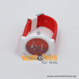 Lacoste Women’s/Kid’s Quartz Maroon & Red Silicone Strap Maroon & Red Dial 40mm Watch 2020037