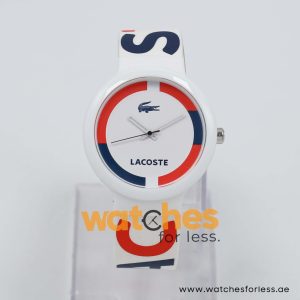 Lacoste Women’s/Kid’s Quartz White Silicone Strap White Dial 40mm Watch 2020030