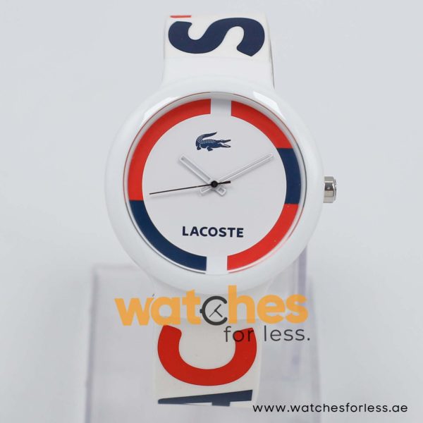 Lacoste Women’s/Kid’s Quartz White Silicone Strap White Dial 40mm Watch 2020030