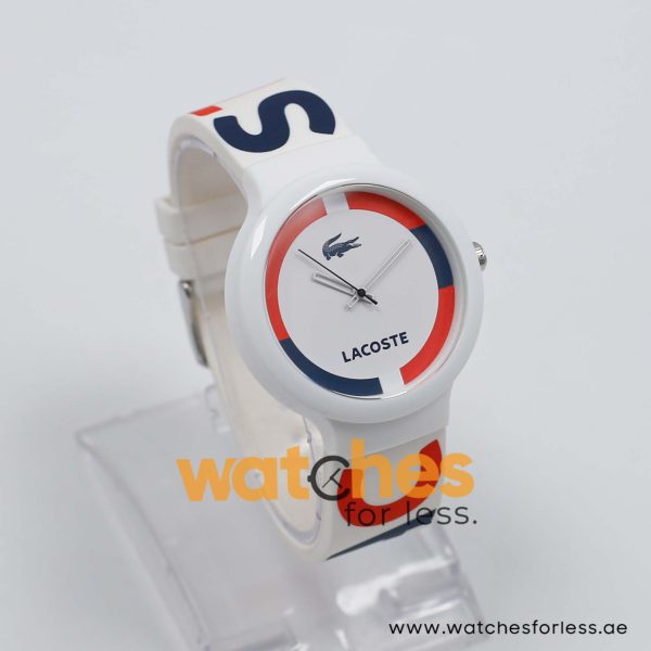 Lacoste Women’s/Kid’s Quartz White Silicone Strap White Dial 40mm Watch 2020030