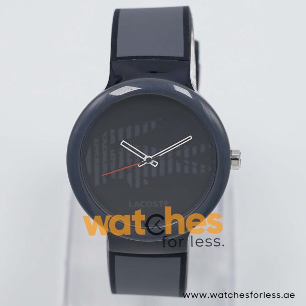 Lacoste Women’s/Kid’s Quartz Black & Grey Silicone Strap Black Dial 40mm Watch 2010568/1