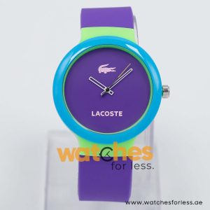 Lacoste Women’s/Kid’s Quartz Purple Silicone Strap Purple Dial 40mm Watch 2020005