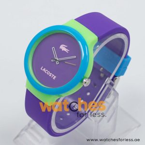 Lacoste Women’s/Kid’s Quartz Purple Silicone Strap Purple Dial 40mm Watch 2020005