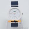 Lacoste Women’s Quartz Navy Blue Leather Strap White Dial 39mm Watch 2010484