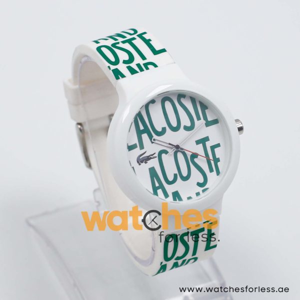 Lacoste Women’s/Kid’s Quartz White & Green Silicone Strap White & Green Dial 40mm Watch 2020055