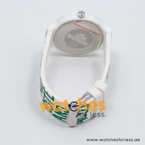 Lacoste Women’s/Kid’s Quartz White & Green Silicone Strap White & Green Dial 40mm Watch 2020055