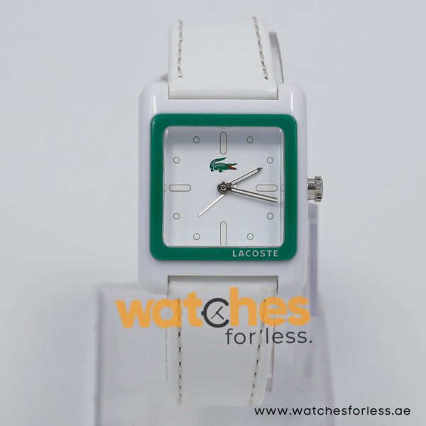 Lacoste Women’s Quartz White Leather Strap White Dial 31mm Watch 2000551