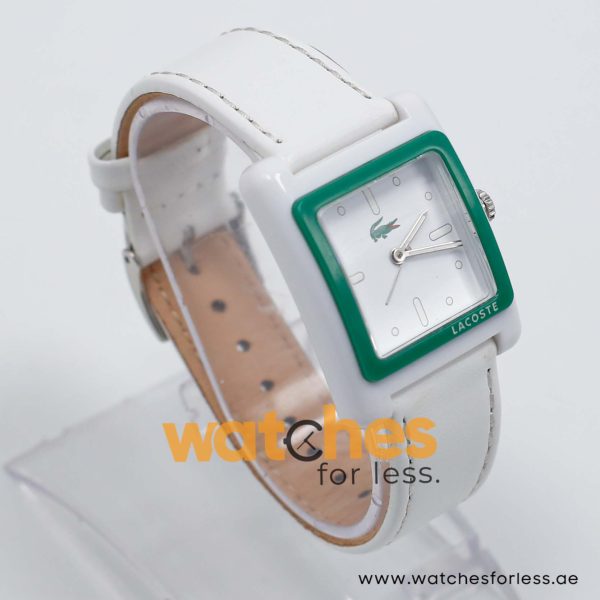 Lacoste Women’s Quartz White Leather Strap White Dial 31mm Watch 2000551