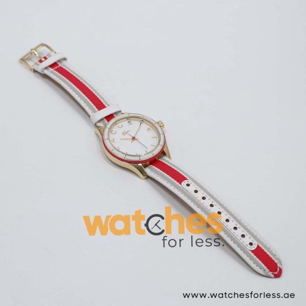 Lacoste Women’s Quartz Multi Color Nylon Strap White Dial 39mm Watch 2000770